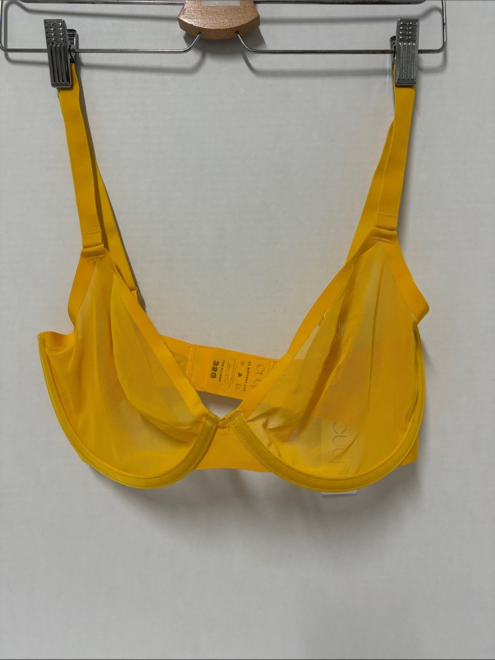 Yellow Sheer Underwire Bra - Unbranded CUUP - Picture 2 of 5